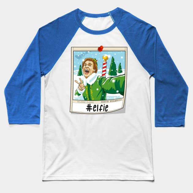 Elfie Baseball T-Shirt by CoDDesigns